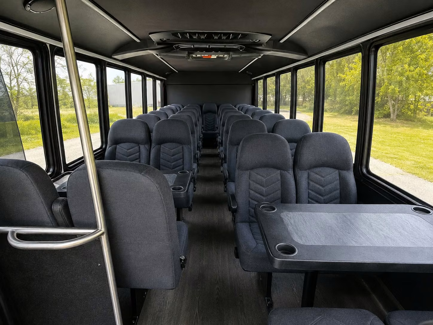 15 passenger minibus interior