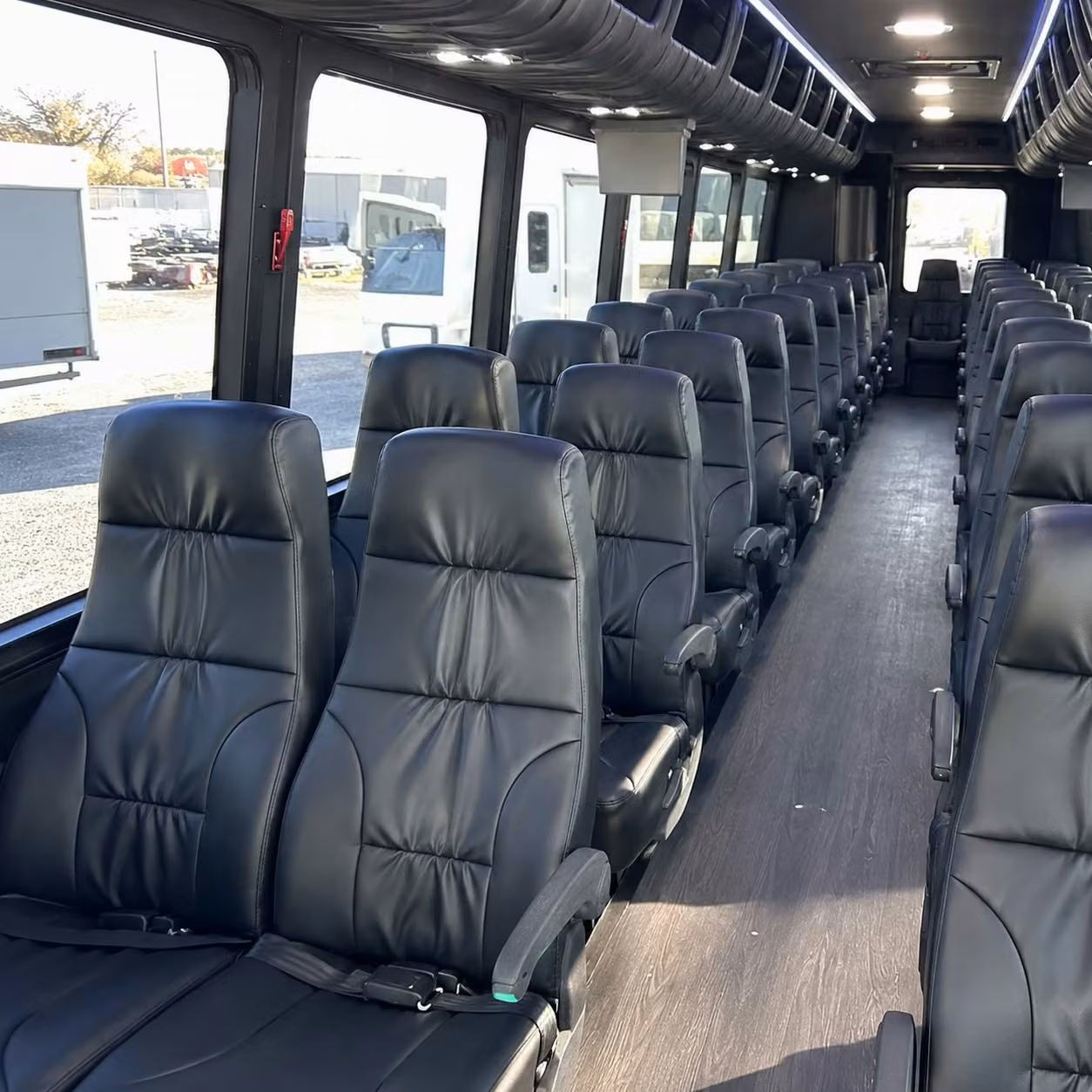 28 passenger minibus interior