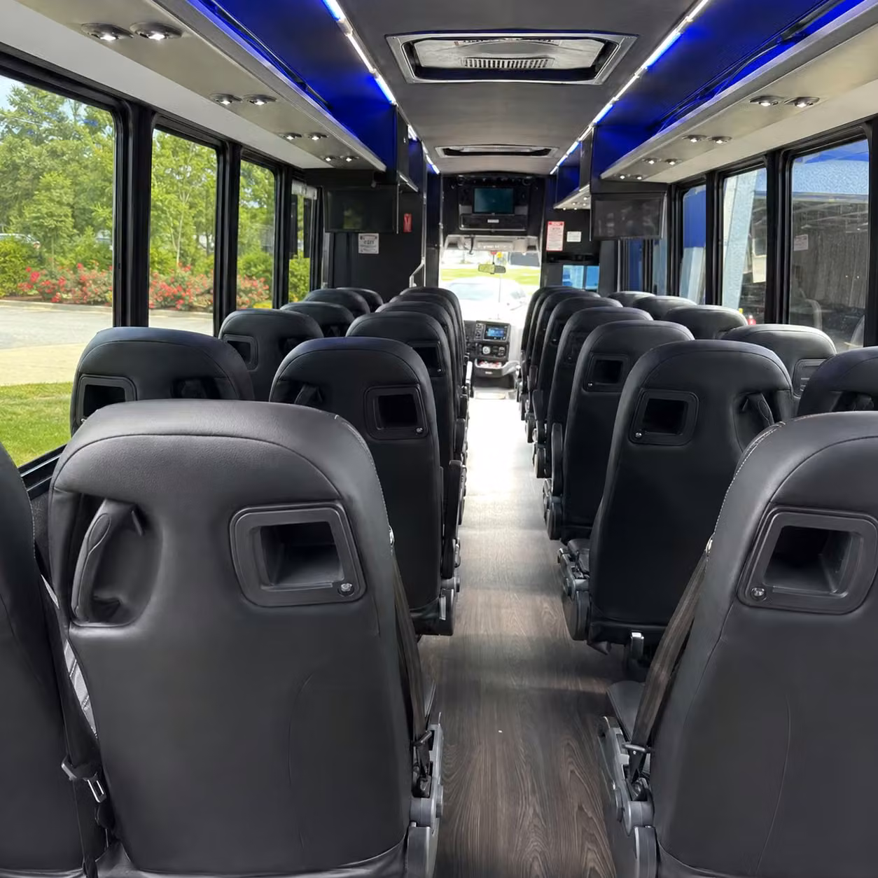35 passenger minibus interior