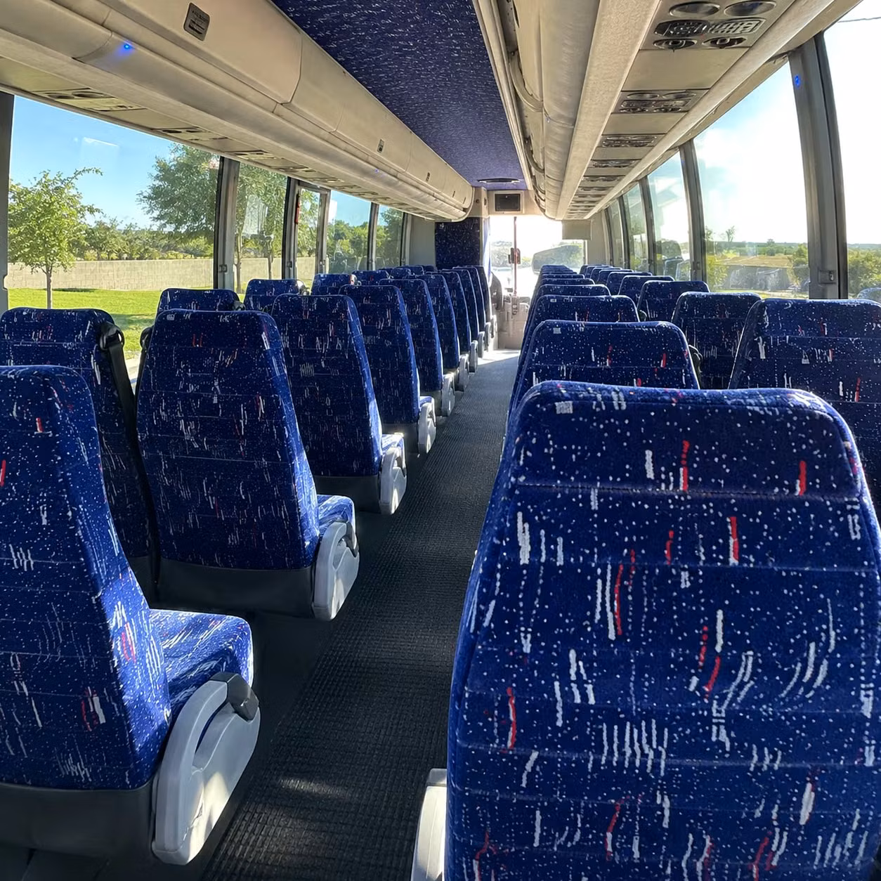 albuquerque charter bus interior