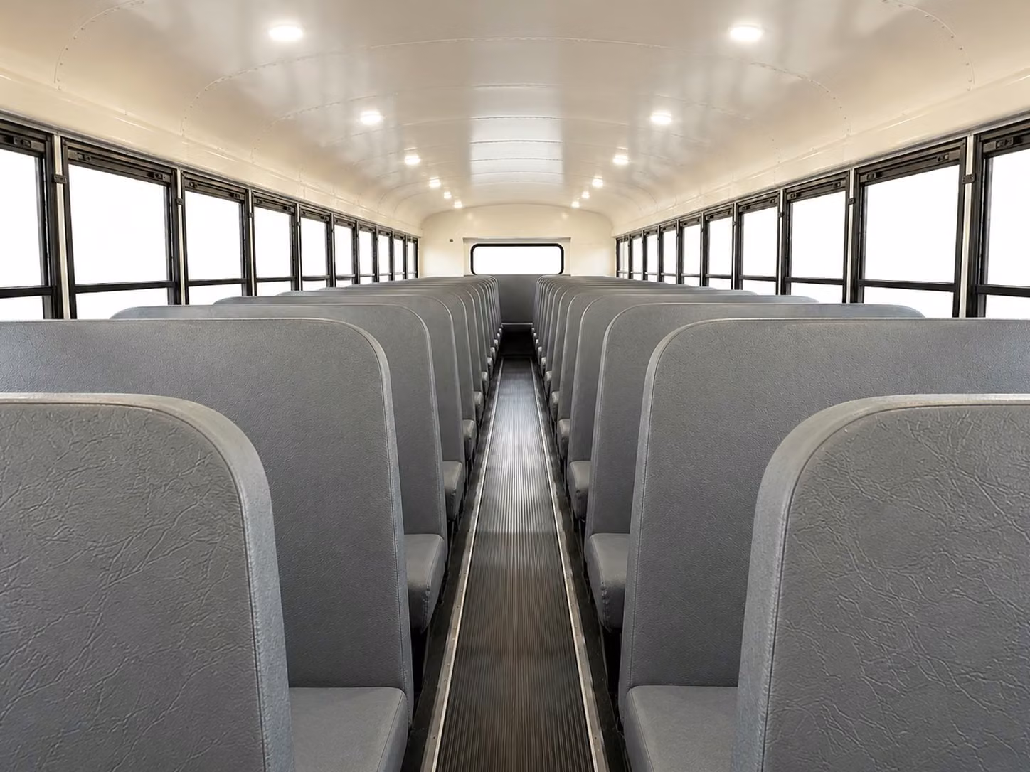 school bus inside