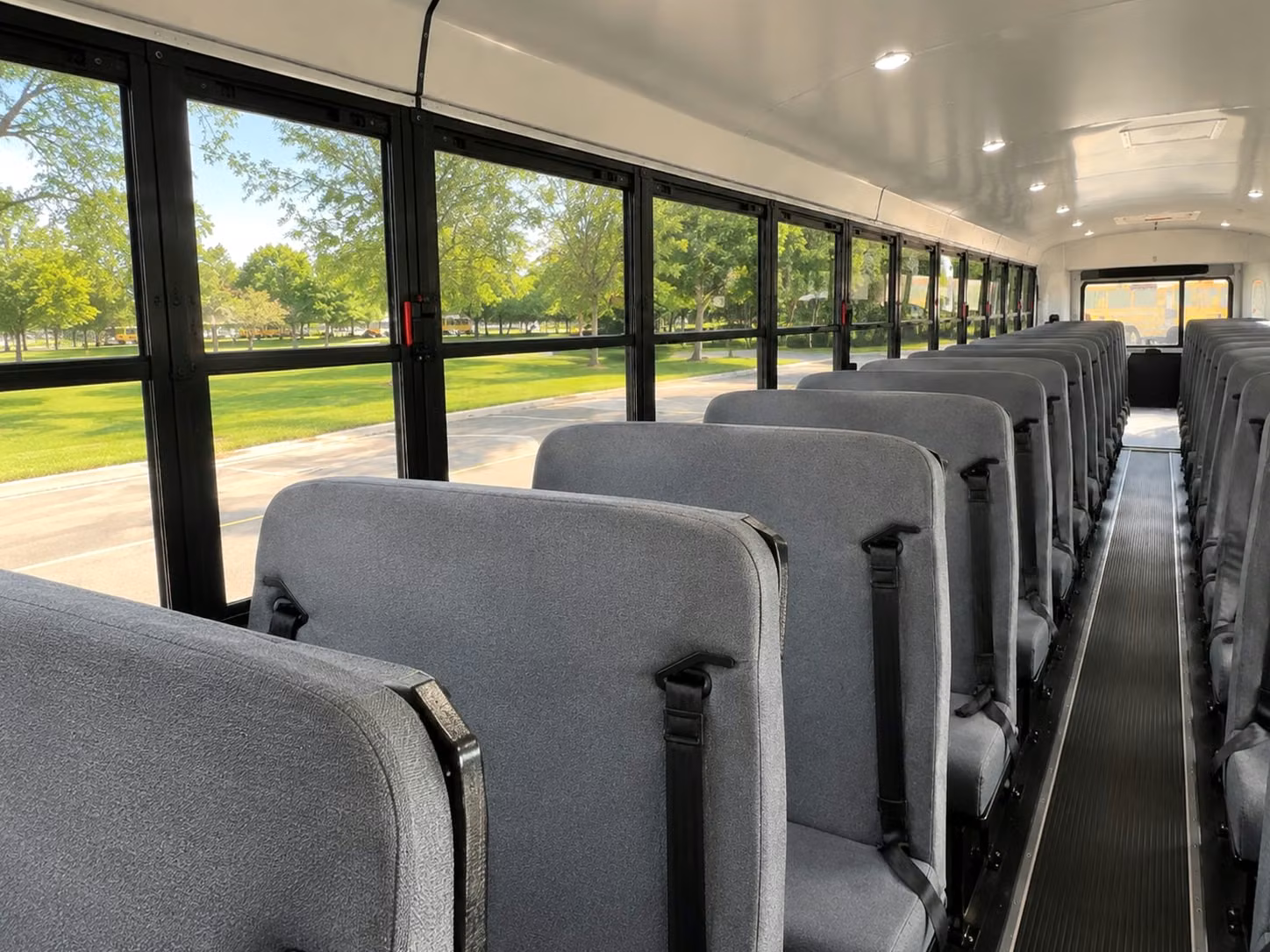 school bus interior