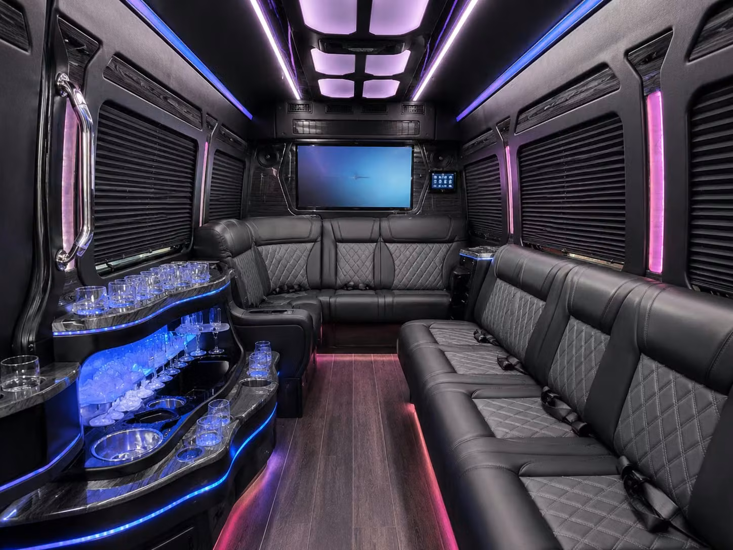 sprinter limousine inside
